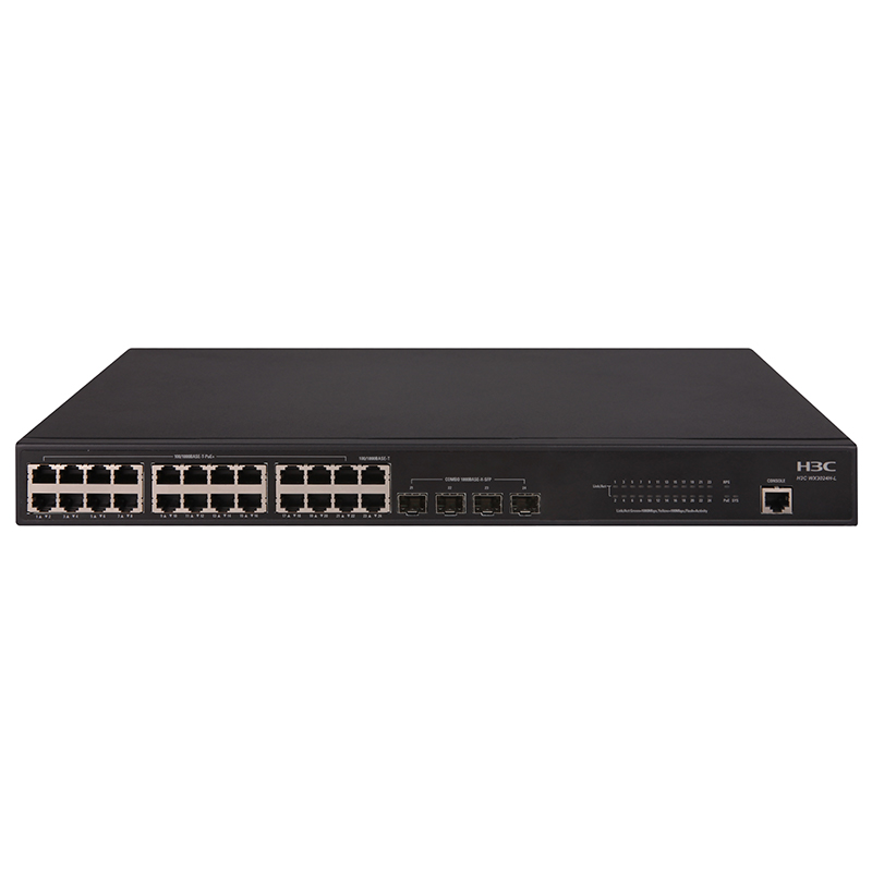 H3C WX3024H-L-PWR 24 *GE (22 *PoE+) +4 *Combo 企业级核心多业务无线控制器